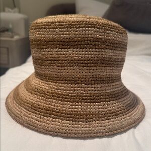 Lack Of Color Natural Woven Bucket Hat